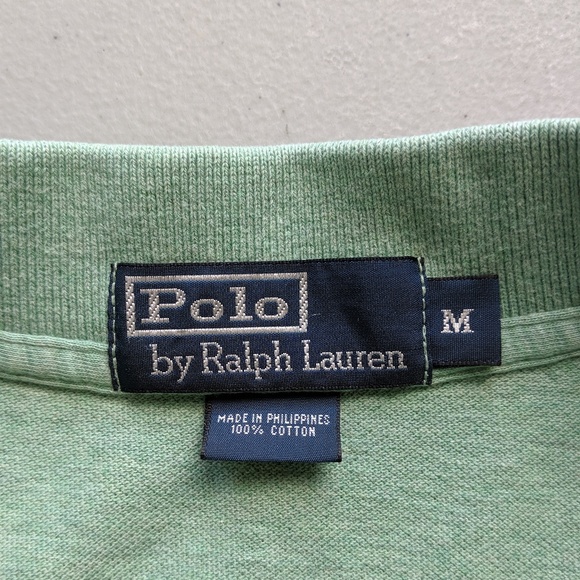 Polo by Ralph Lauren Mens M Green Golf Polo Shirt - Picture 6 of 6